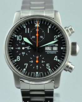 Solgt - Fortis Flieger Chrono. - 2008-0