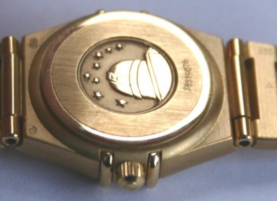 Solgt - Omega Constellation Lady 18 ct. guld-22990