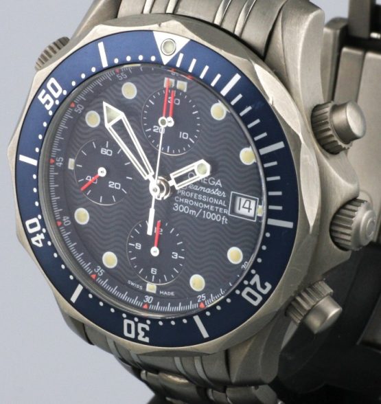 Solgt - Omega Seamaster titanium chronograph-23432
