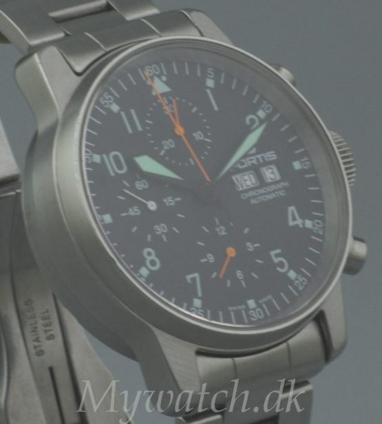 Solgt - Fortis Flieger Chrono - 2011-25892